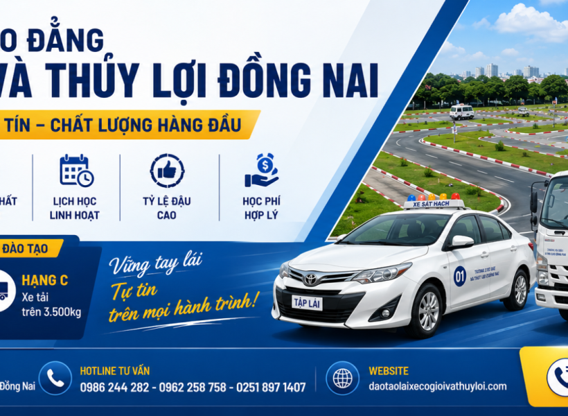 Học Lái Xe Ô Tô Tại Đồng Nai – Địa Chỉ Đào Tạo Bằng Lái Uy Tín, Chất Lượng 