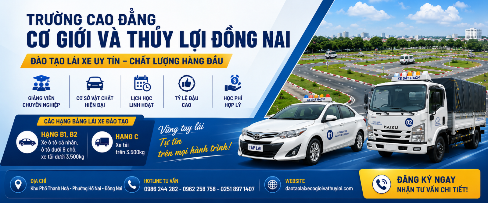 Học Lái Xe Ô Tô Tại Đồng Nai